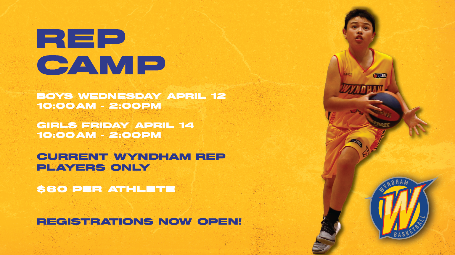 VJBL rep camp Term 2 Wyndham Basketball 2023