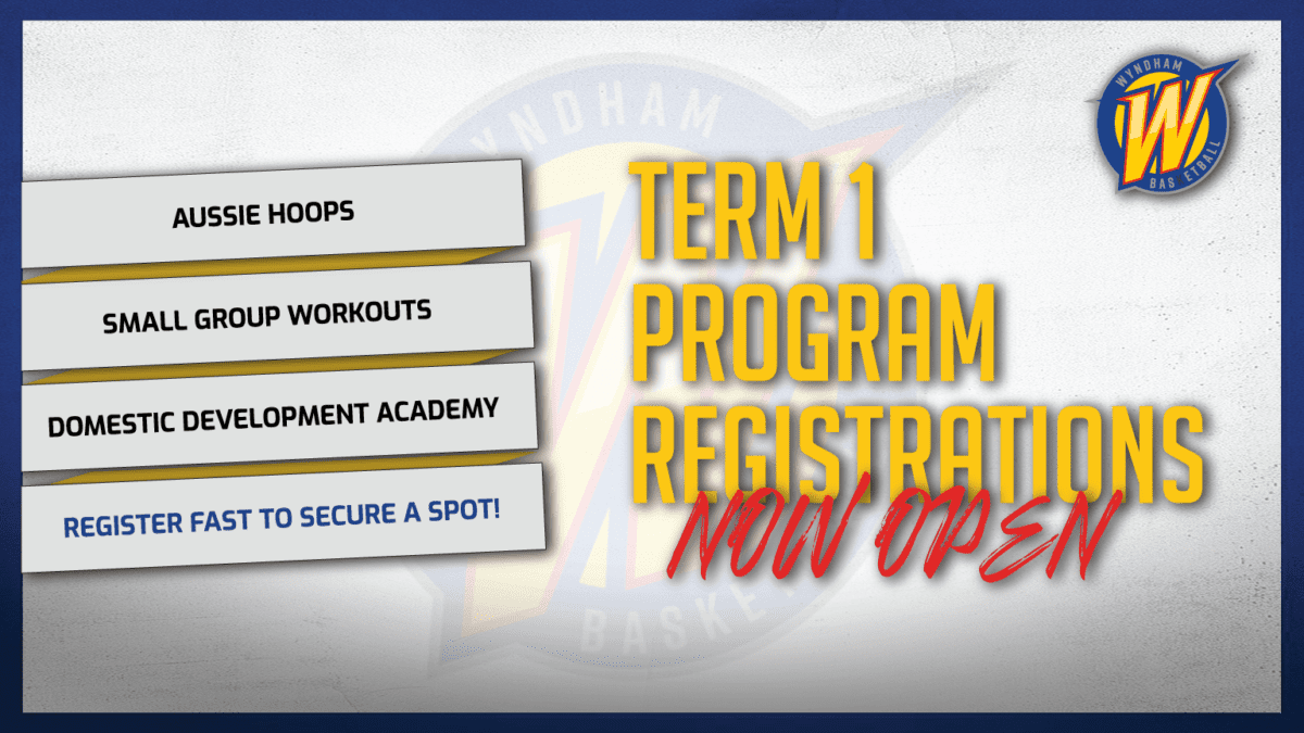 Term 1 2023 program registrations now open Aussie hoops domestic development academy small group workouts