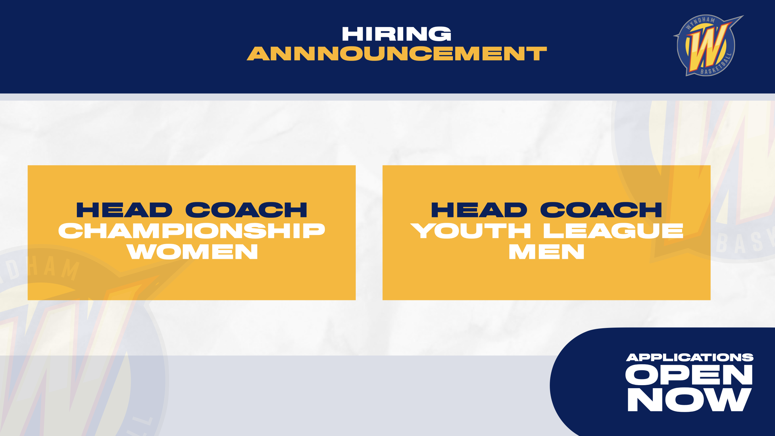 Big V Head Coach Advertisements