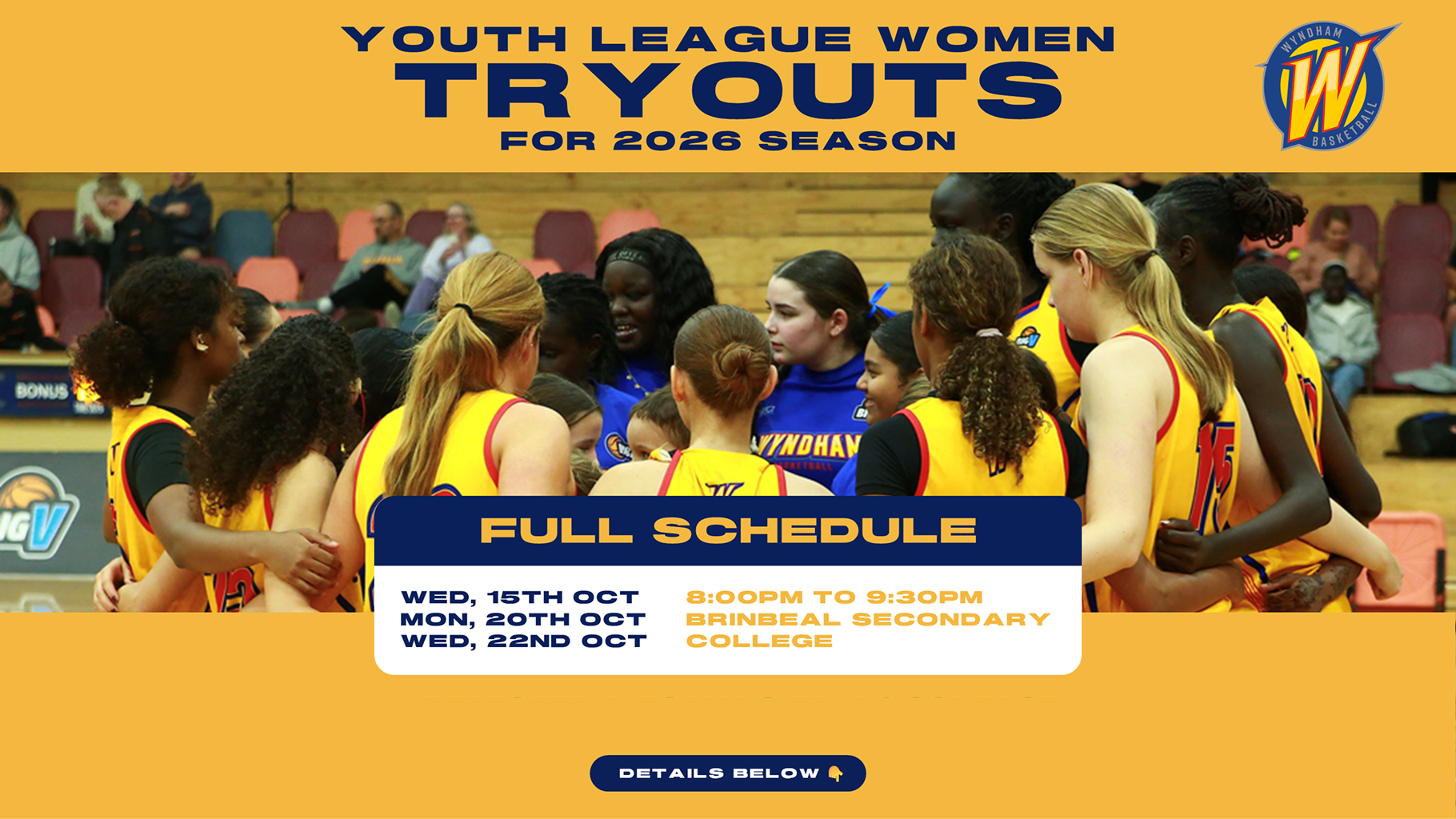 Youth League Womens tryouts