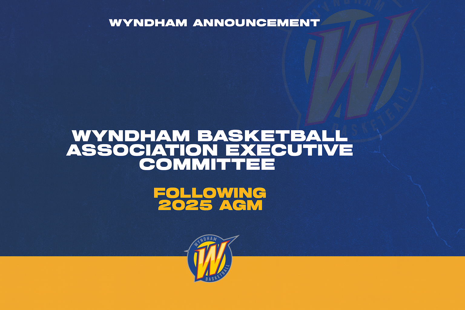 2025 Wyndham Basketball Association Executive Committee